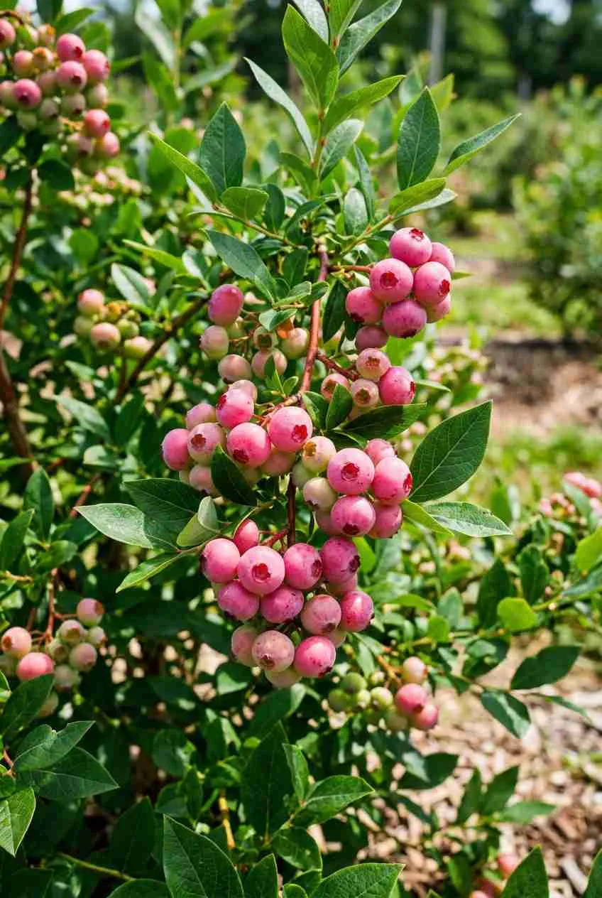 Голубика высокорослая Pink Lemonade