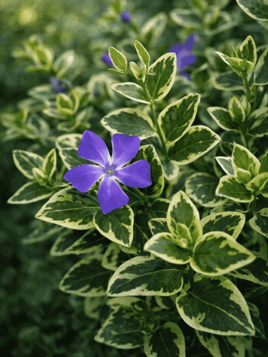 Барвинок малый Variegata