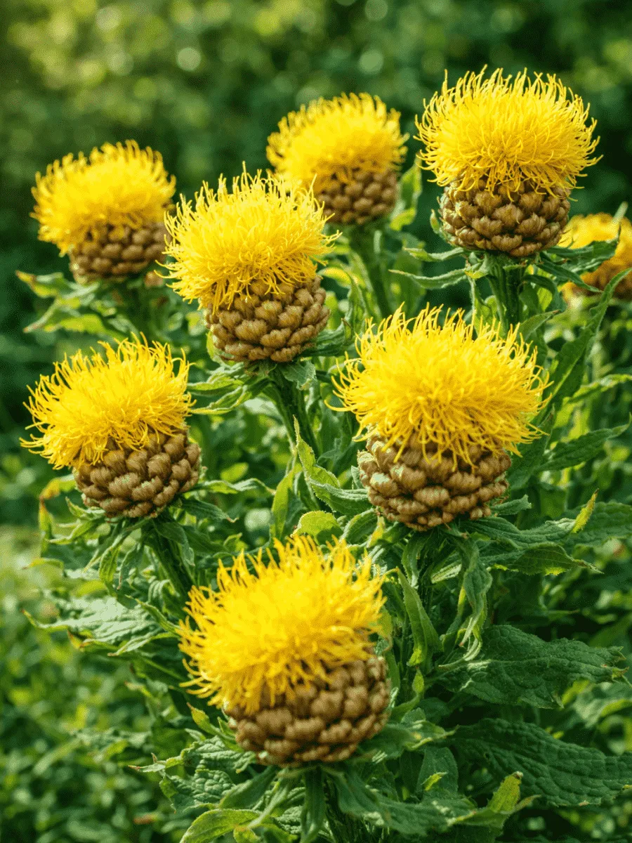 Василек крупноголовый Deep Yellow