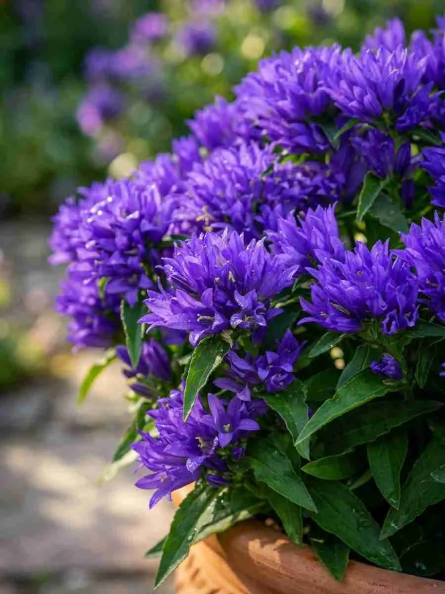Колокольчик скученный Acaulis Blue