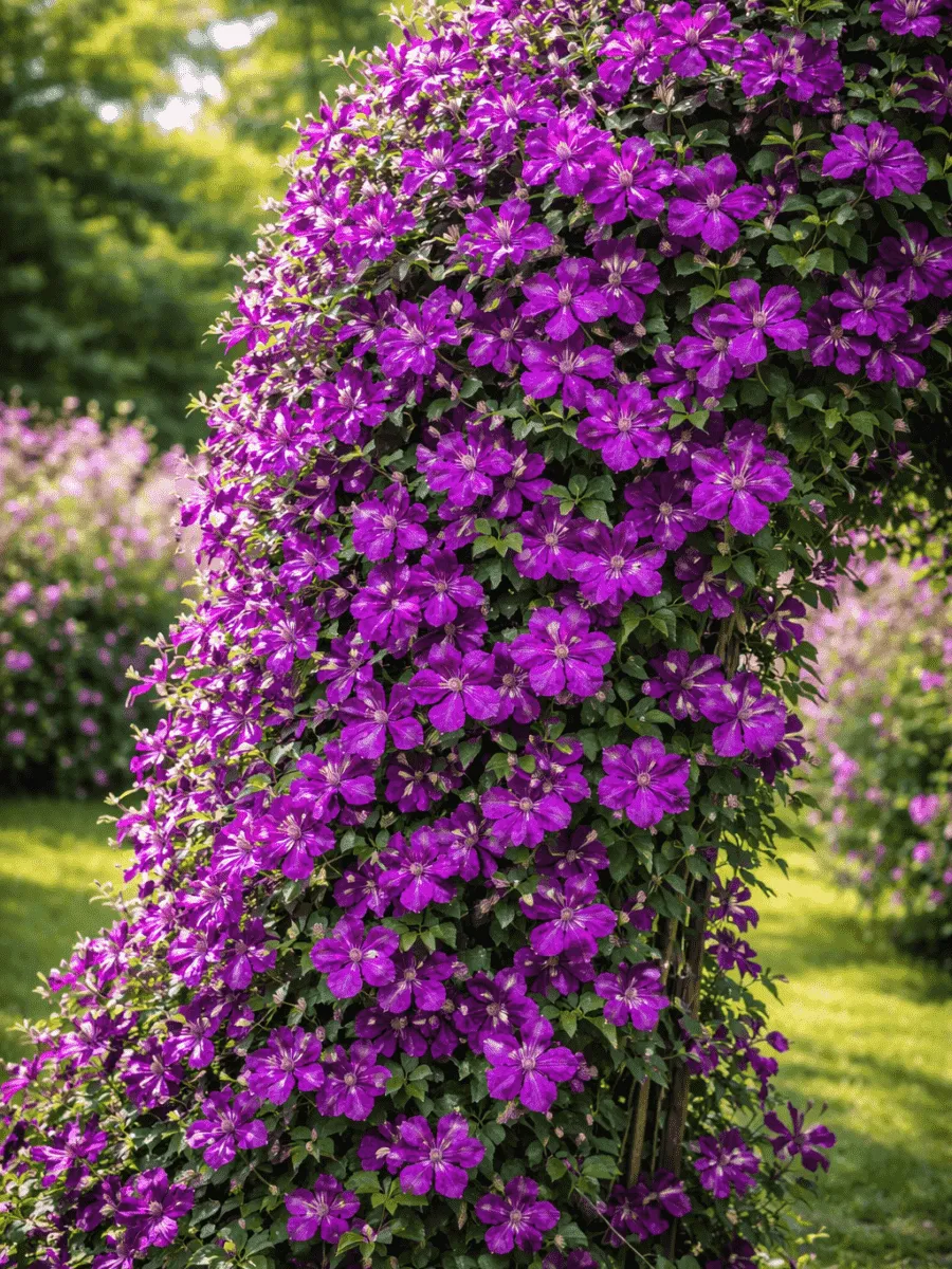 Клематис гибридный Etoile Violette