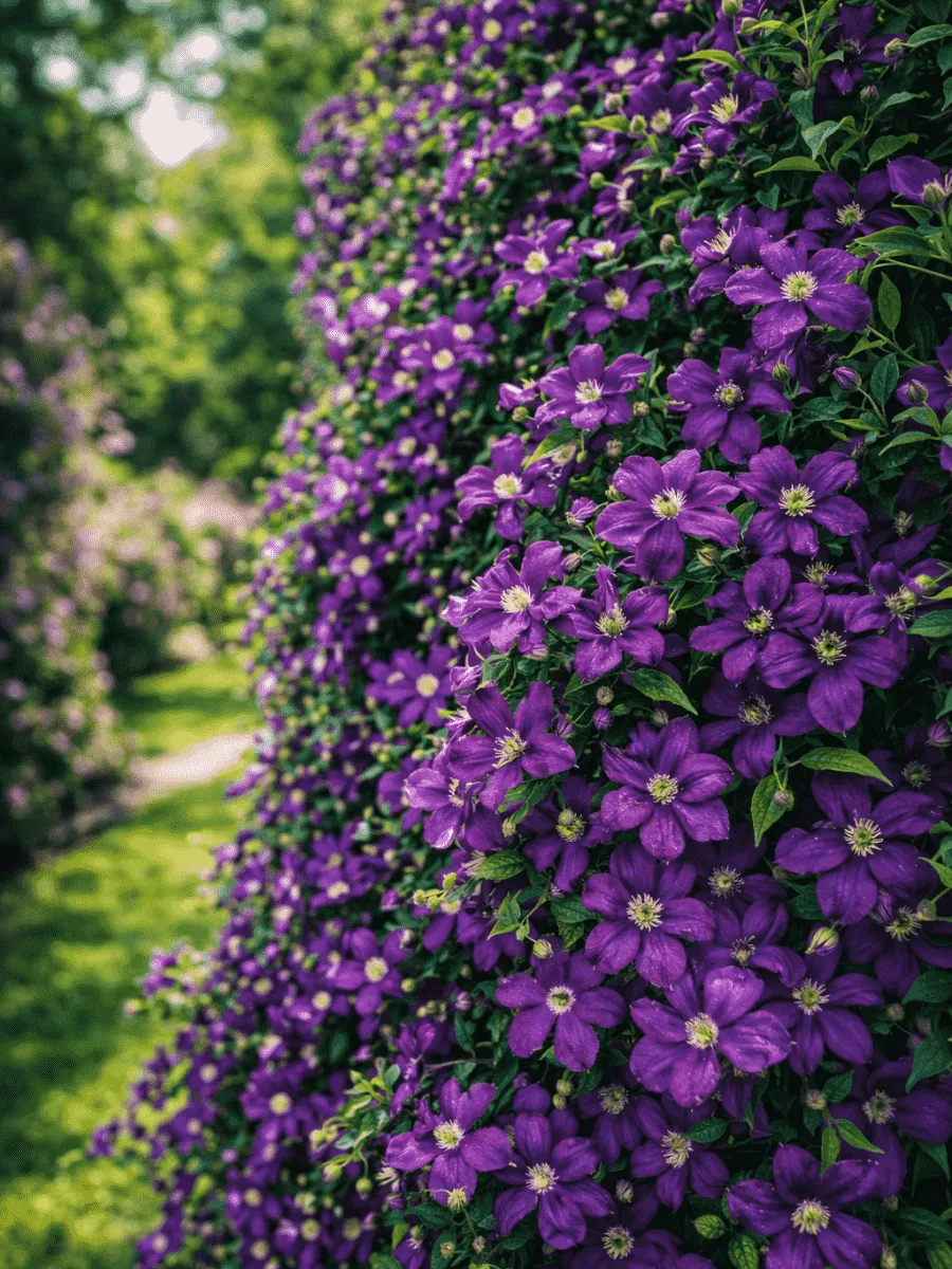 Клематис гибридный Etoile Violette