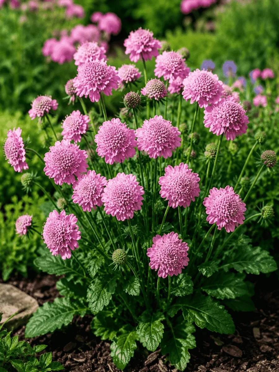 Скабиоза японская Ritz Rose