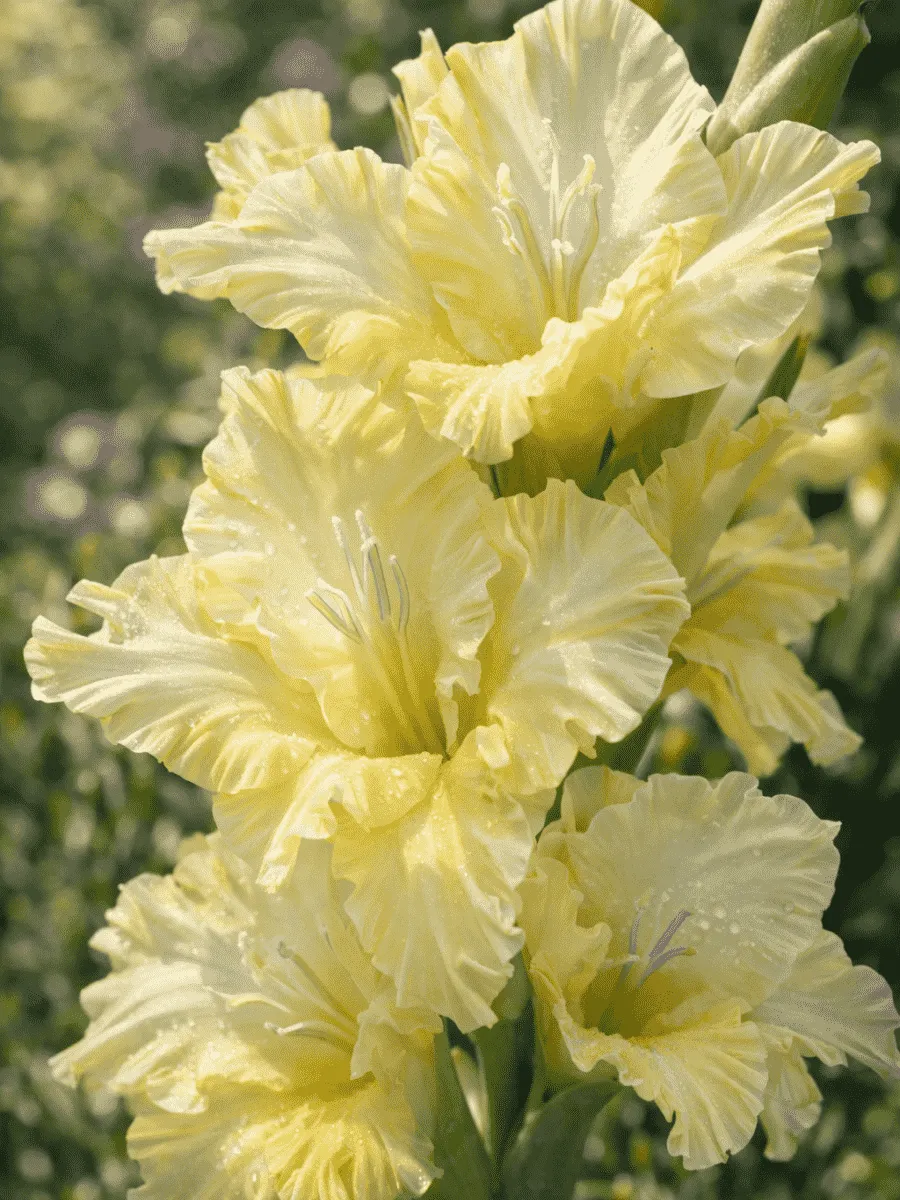 Гладиолус Lemon Frizzle